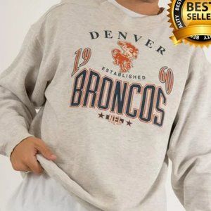 Vintage NFL Denver Broncos Shirt, American Football Shirt, Graphic Shirt For Men
